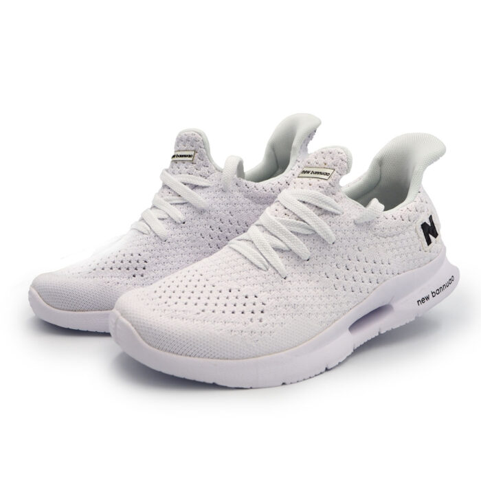 Sneakr Brethable Shoe for Man & Women - Light Weight , Casual - Walk in Shoes - Kasut.(WL813-02 - white)