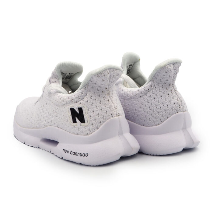 Sneakr Brethable Shoe for Man & Women - Light Weight , Casual - Walk in Shoes - Kasut.(WL813-02 - white) - Image 4