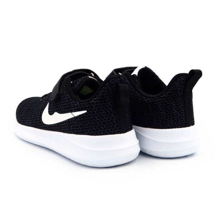 Black Flywoven Sport Shoes, Stylish Sneaker for Young Boys & Girls, School Shoe, Kasut B- K6582 Black - Image 4