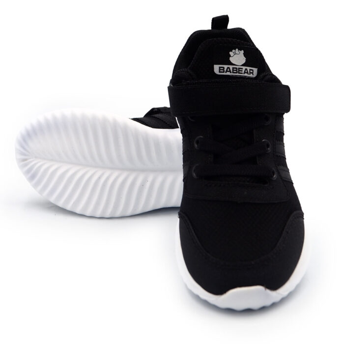 Babear: Black Mesh Shoes for Boys & Women - Girls & Boys - Kasut Wanita - Perempuan  (Sizes 31-37 EUR)(B- 1083648 - Black) - Image 5