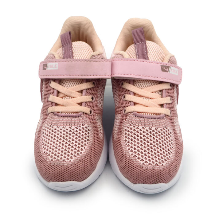 Soaring Style & Comfort: Pink Flying Fabric & Leather Shoes (Sizes 26-31 EUR) B- kx2228 Pink - Image 2