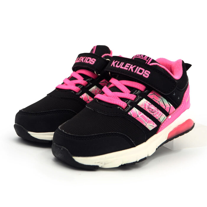 Kule Kids:Boys & Girls Casual Shoes Bold Style Meets Comfort in Black Plum (Sizes 26-31 EUR ) (B- Kx2079 - Black)