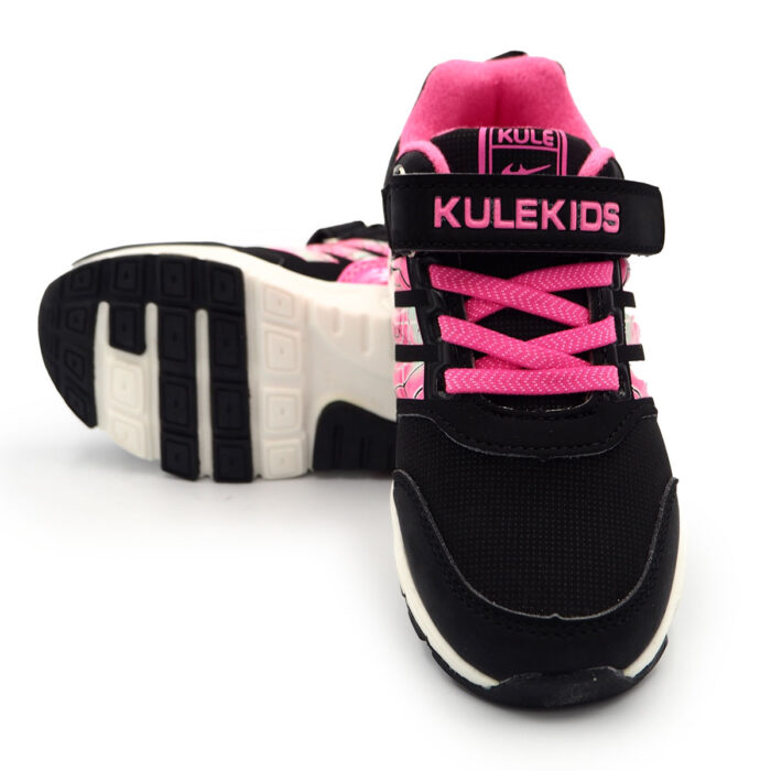 Kule Kids:Boys & Girls Casual Shoes Bold Style Meets Comfort in Black Plum (Sizes 26-31 EUR ) (B- Kx2079 - Black) - Image 5