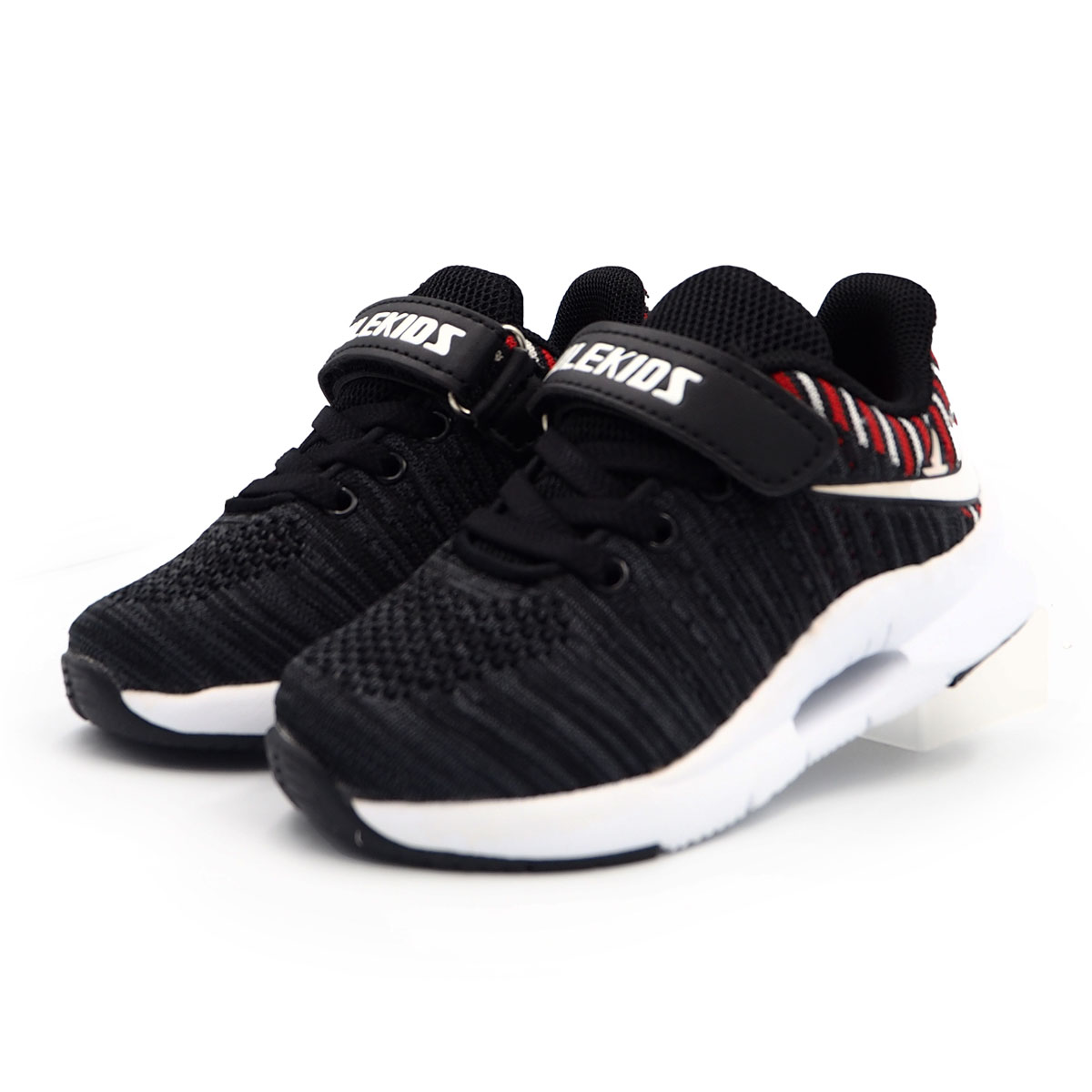 "Kule Kids: Fly into Fun with Supportive Running Shoes for Children Boys & Girls (Sizes 25-28 EUR)   (B- kx2101 - Black)"
