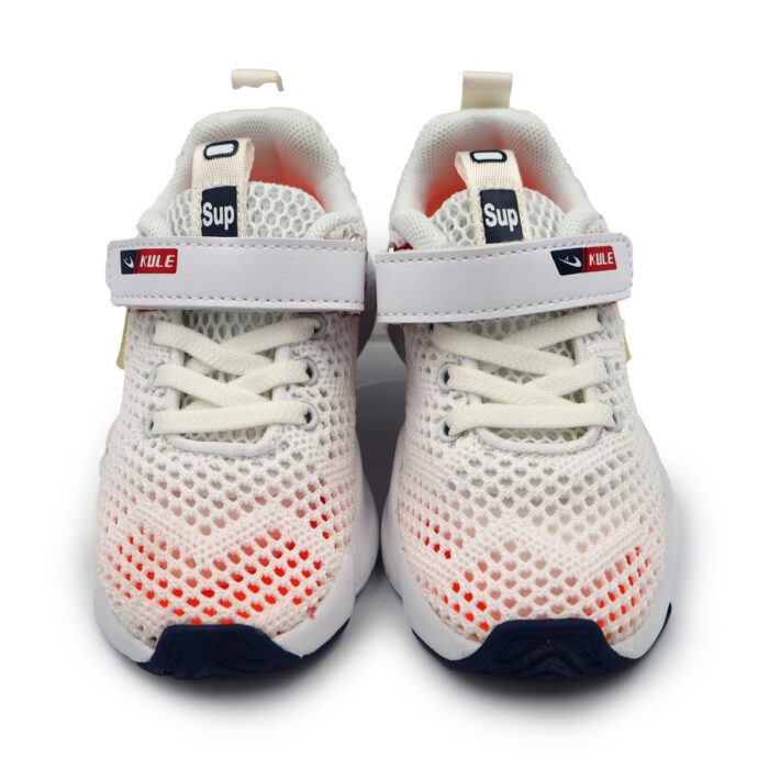 Kule Kids: Take Flight in Style with White Running Shoes for Boys & Girls Kids, Children  (B- Kx2156 - white) - Image 2