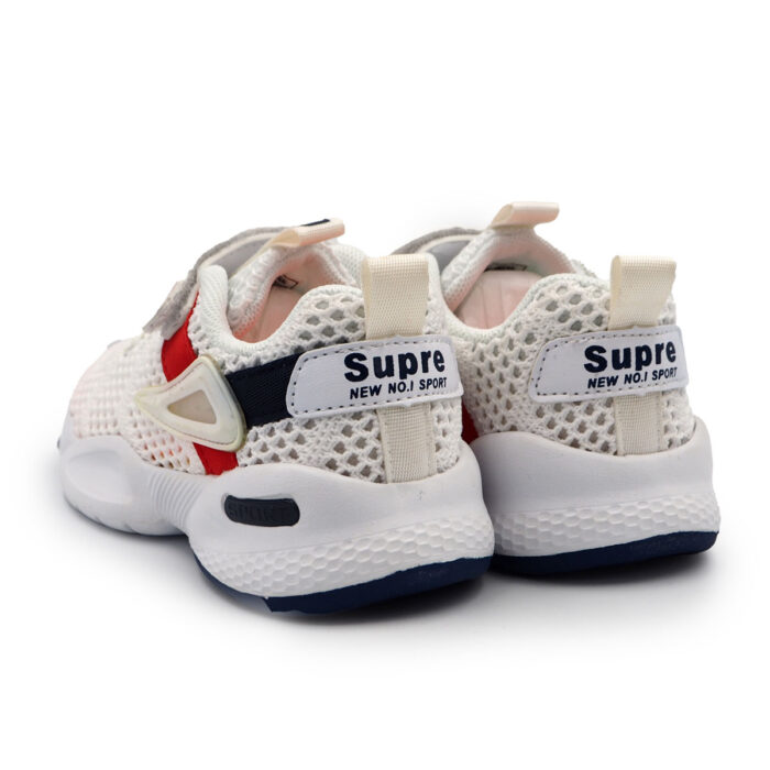 Kule Kids: Take Flight in Style with White Running Shoes for Boys & Girls Kids, Children  (B- Kx2156 - white) - Image 4