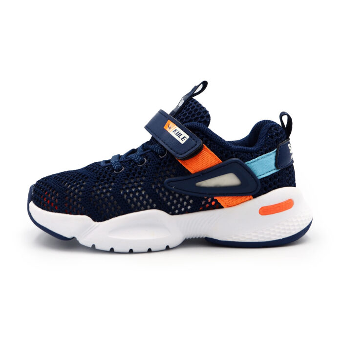 "Kule Kids: Running Shoes For Children Run Wild in Style with Dark Blue Flying Woven  (Sizes 26-31 EUR)  (B- Kx2156 - Blue)" - Image 6