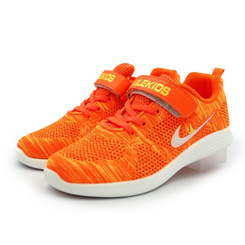 "Kule Kids: Conquer Comfort and Style with Lace-Up Running Shoes for Women & Man (Sizes 31-37 EUR)  (B- kz3128 Orange)"