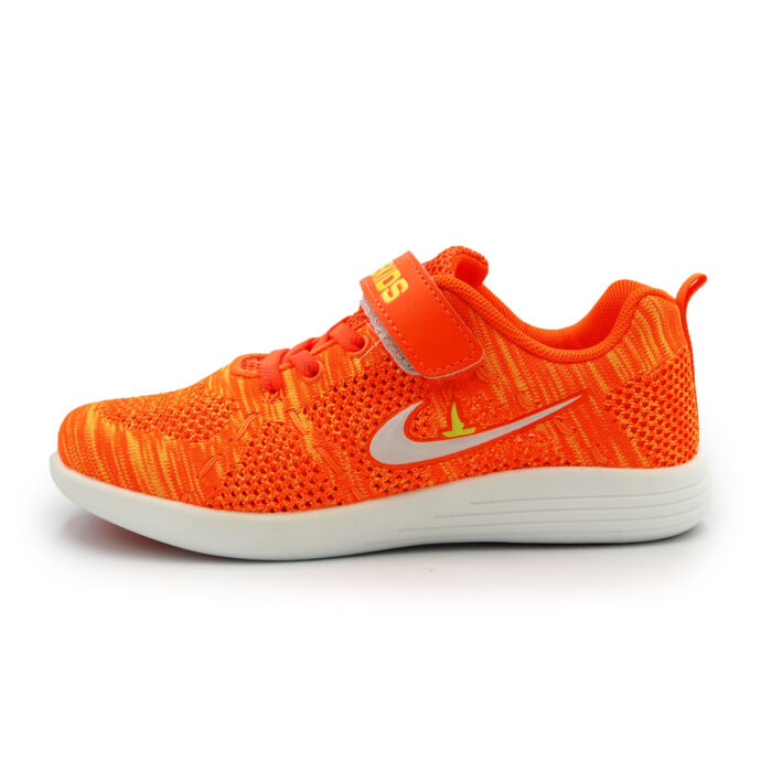"Kule Kids: Conquer Comfort and Style with Lace-Up Running Shoes for Women & Man (Sizes 31-37 EUR)  (B- kz3128 Orange)" - Image 6