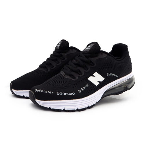 "Bannuo: Elevate Your Performance in Black Sport Shoes for Unisex, Stylish Design, Casul Sneaker (Sizes 36-39 EUR)wl815-01 "