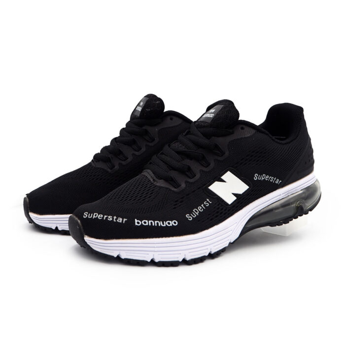 "Bannuo: Elevate Your Performance in Black Sport Shoes for Unisex, Stylish Design, Casul Sneaker (Sizes 36-39 EUR)wl815-01 "
