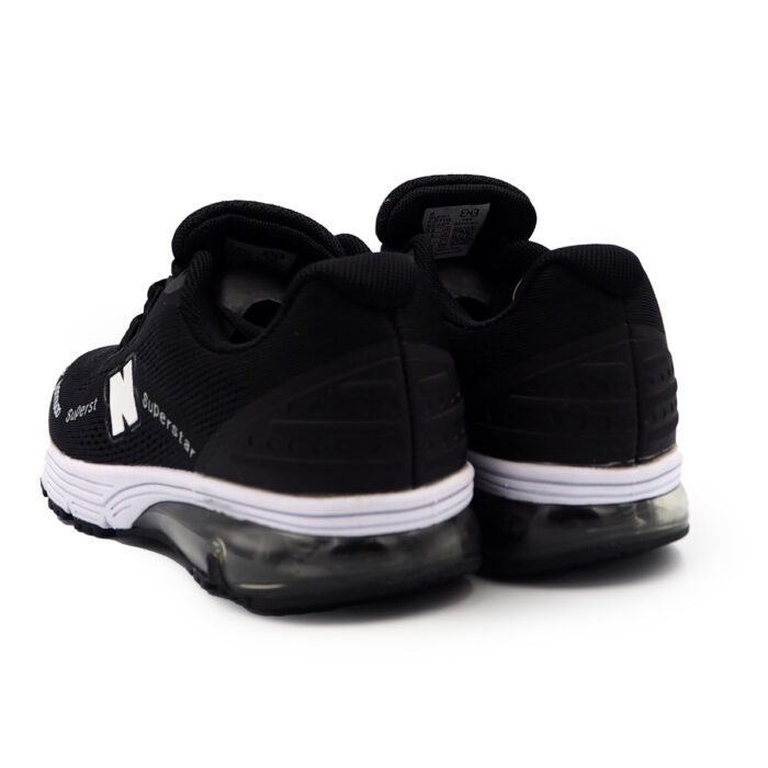 "Bannuo: Elevate Your Performance in Black Sport Shoes for Unisex, Stylish Design, Casul Sneaker (Sizes 36-39 EUR)wl815-01 " - Image 4