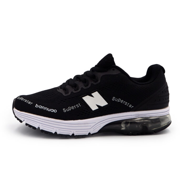 "Bannuo: Elevate Your Performance in Black Sport Shoes for Unisex, Stylish Design, Casul Sneaker (Sizes 36-39 EUR)wl815-01 " - Image 6