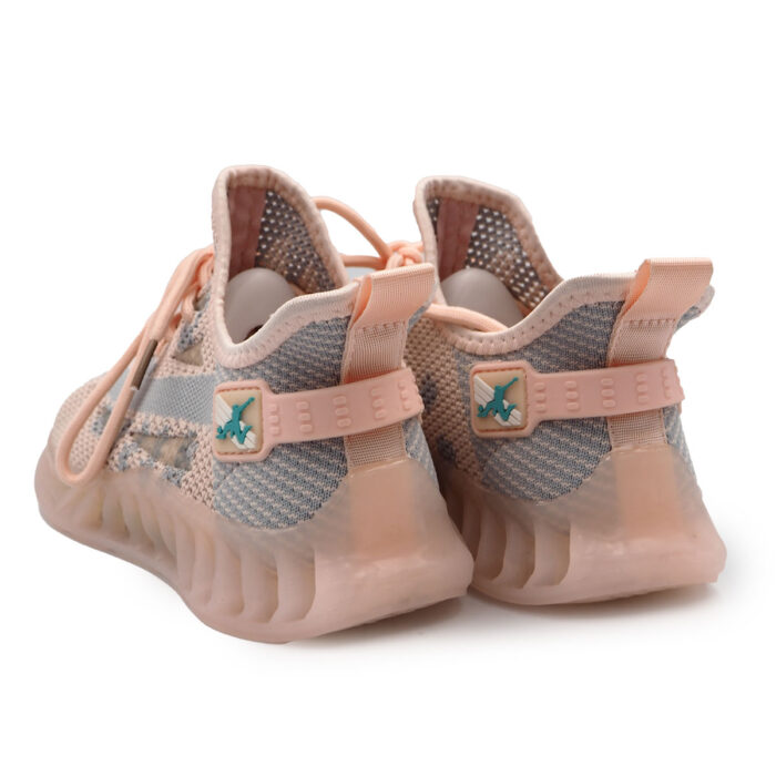 "Healthy Shoe for Children, Women, Girls - Conquer Comfort & Coolness in Pink Slip-On Sneakers (Sizes 32-37 EUR)(B- 21219 Pink) " - Image 4