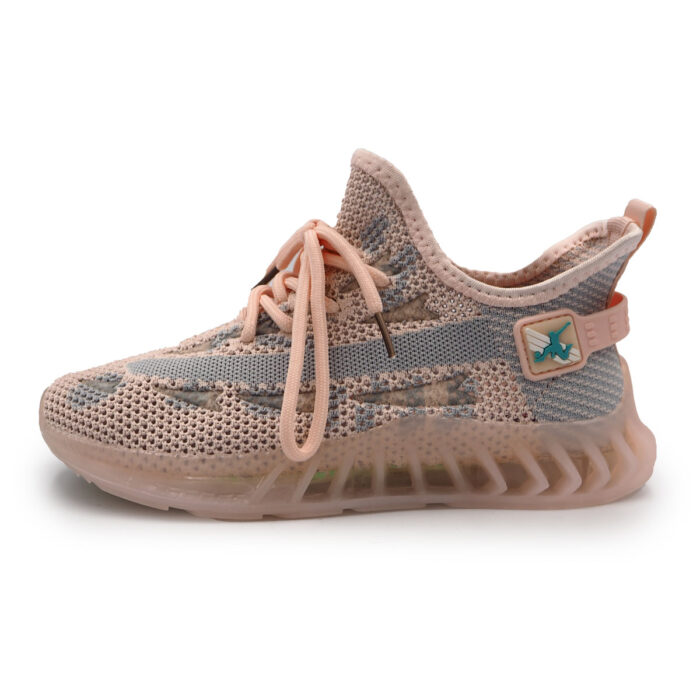 "Healthy Shoe for Children, Women, Girls - Conquer Comfort & Coolness in Pink Slip-On Sneakers (Sizes 32-37 EUR)(B- 21219 Pink) " - Image 6