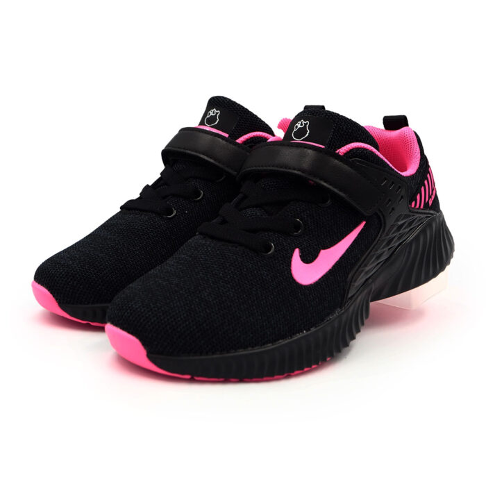 Black Pink Shoes for Ladies|girls|wanita- Casula Sneakers Women's Kasut (B- 1091728 - Black Pink)