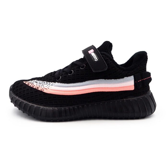 Laiku: Flying Fabric Shoes For Girls & Boys School Kasut, Casual Outings (Sizes 31-37 EUR)(B- 9508 Black) - Image 6