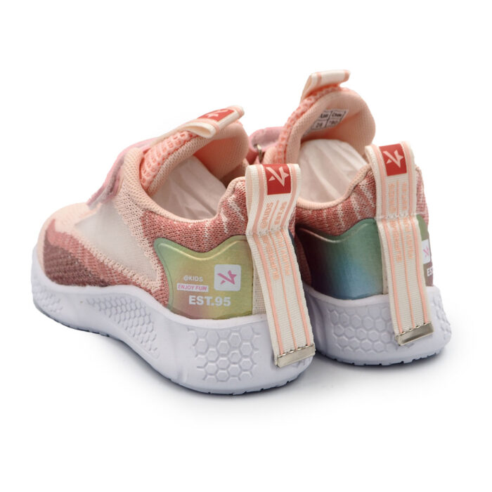 "Kule Kids: Breezy Fun in Pink Mesh Sneaker Shoes for Girls , Children, Kasut  (Sizes 26-31 EUR)B- kx2233 pink " - Image 4