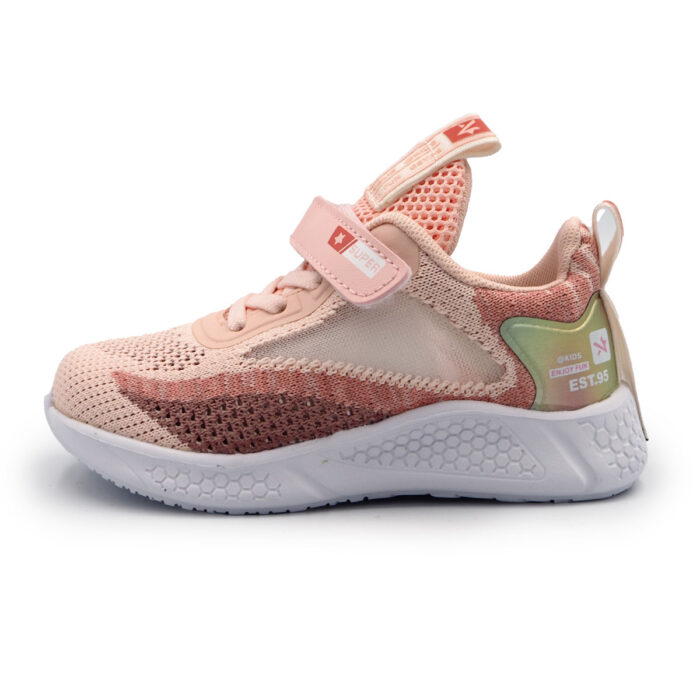 "Kule Kids: Breezy Fun in Pink Mesh Sneaker Shoes for Girls , Children, Kasut  (Sizes 26-31 EUR)B- kx2233 pink " - Image 6