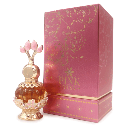 Pink Musk 20ml Concentrated Oil Perfume By Khadlaj, Free From Alcohol