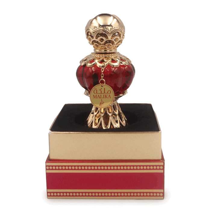 Malika RED 20ml Concentrated Oil Perfume By Khadlaj, Free From Alcohol - Image 3
