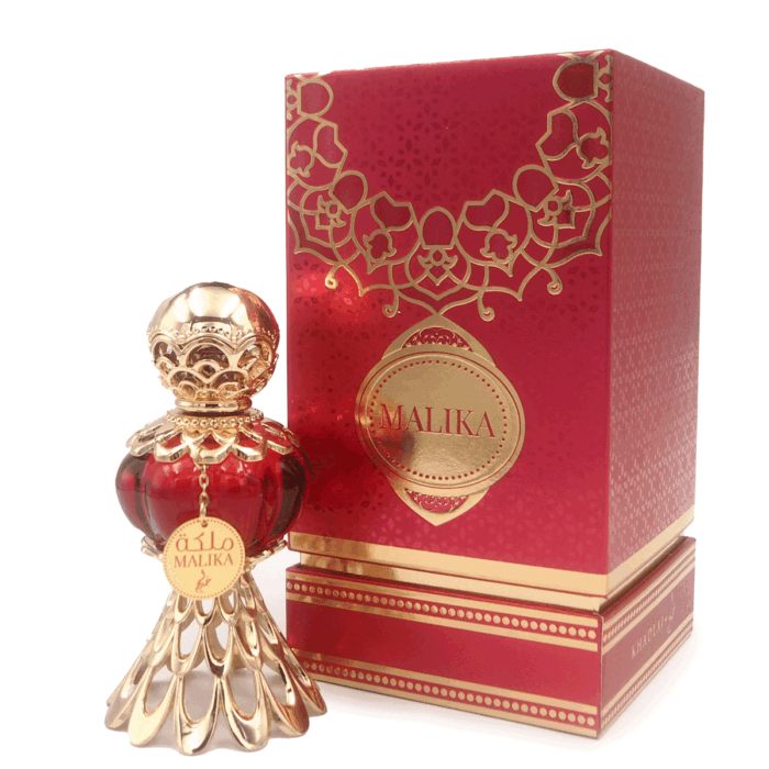 Malika RED 20ml Concentrated Oil Perfume By Khadlaj, Free From Alcohol - Image 5