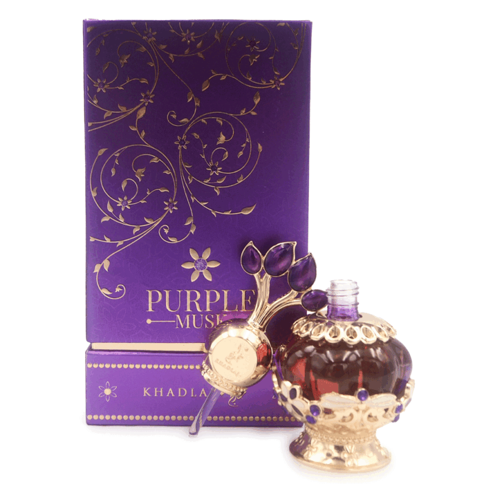 Purple Musk 20ml Concentrated Oil Perfume By Khadlaj, Free From Alcohol