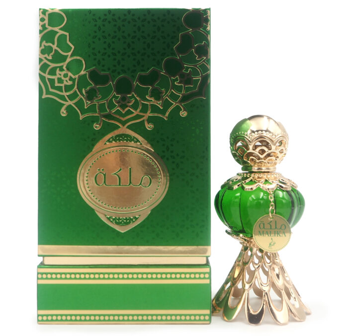 Malika Green 20ml Concentrated Oil Perfume By Khadlaj, Free From Alcohol