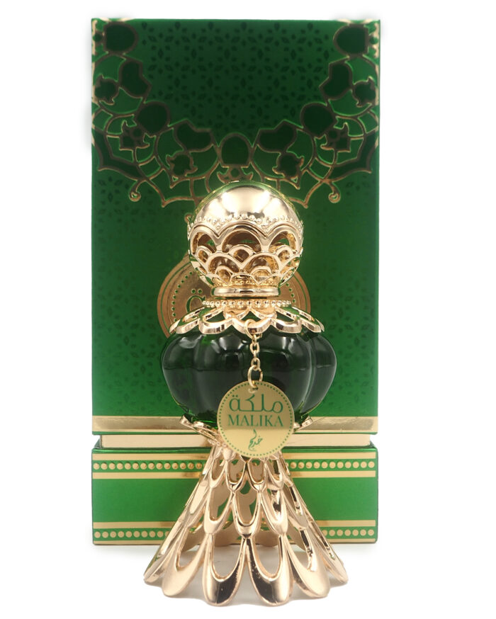 Malika Green 20ml Concentrated Oil Perfume By Khadlaj, Free From Alcohol - Image 4
