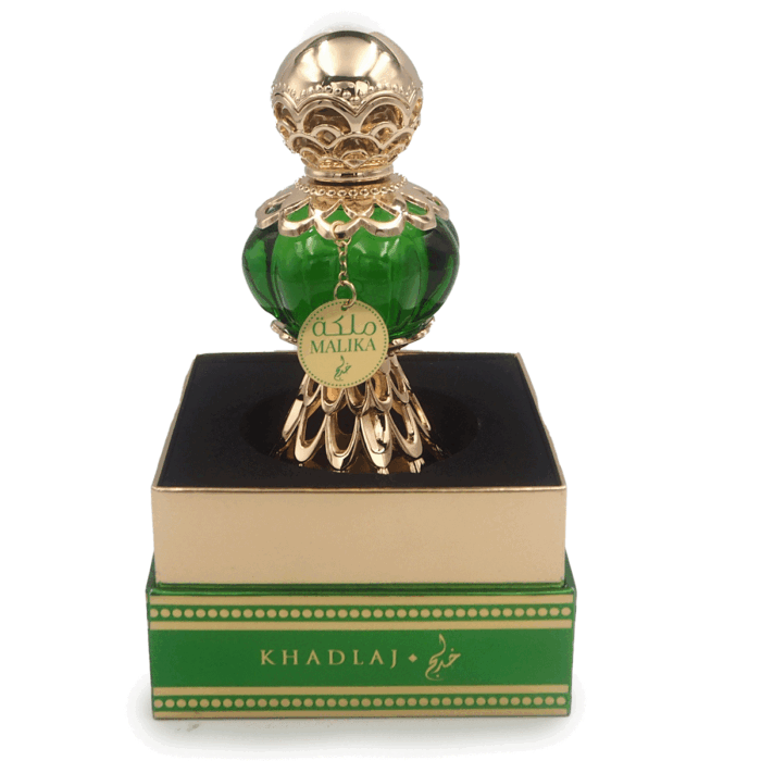 Malika Green 20ml Concentrated Oil Perfume By Khadlaj, Free From Alcohol - Image 5