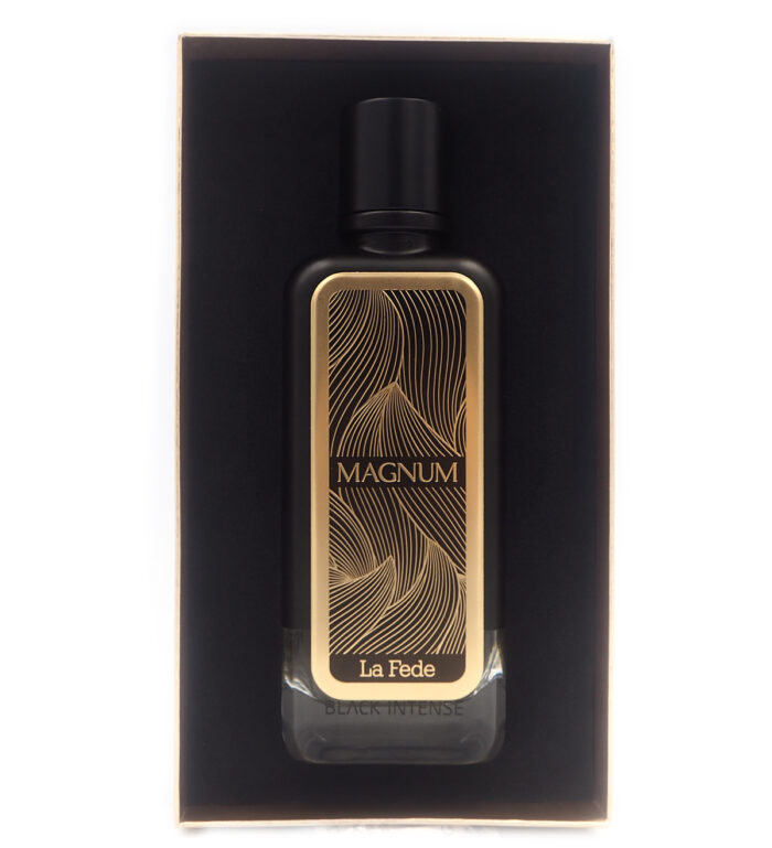 La Fede Magnum Black Intense 100ml EDP  Natural Spray By Khadlaj - Image 2