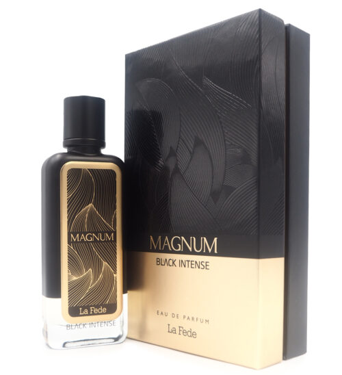 La Fede Magnum Black Intense 100ml EDP  Natural Spray By Khadlaj