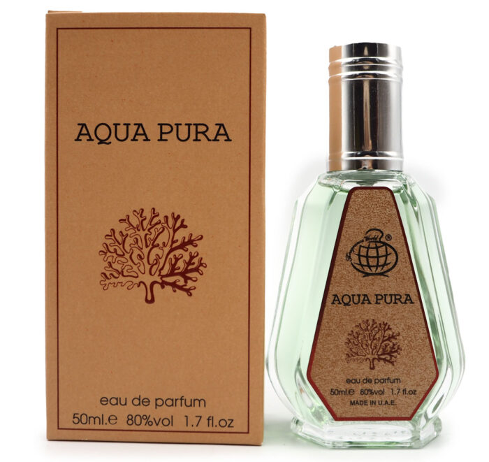 AQUA PURA PERFUME BY Fragrance World   , 50 ML  EDP - Image 2