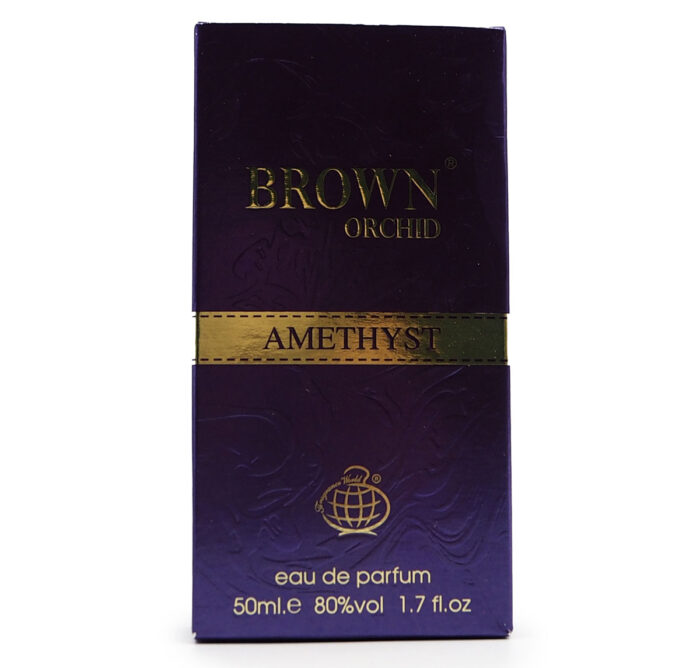 BROWN ORCHID  (AMETHYST )BY Fragrance World   , 50ML  EDP - Image 2