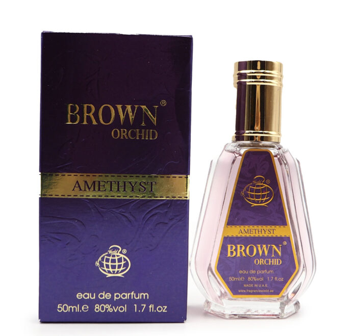 BROWN ORCHID  (AMETHYST )BY Fragrance World   , 50ML  EDP - Image 3