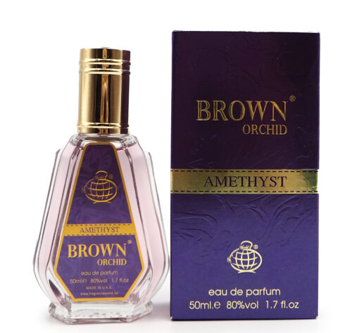 BROWN ORCHID  (AMETHYST )BY Fragrance World   , 50ML  EDP