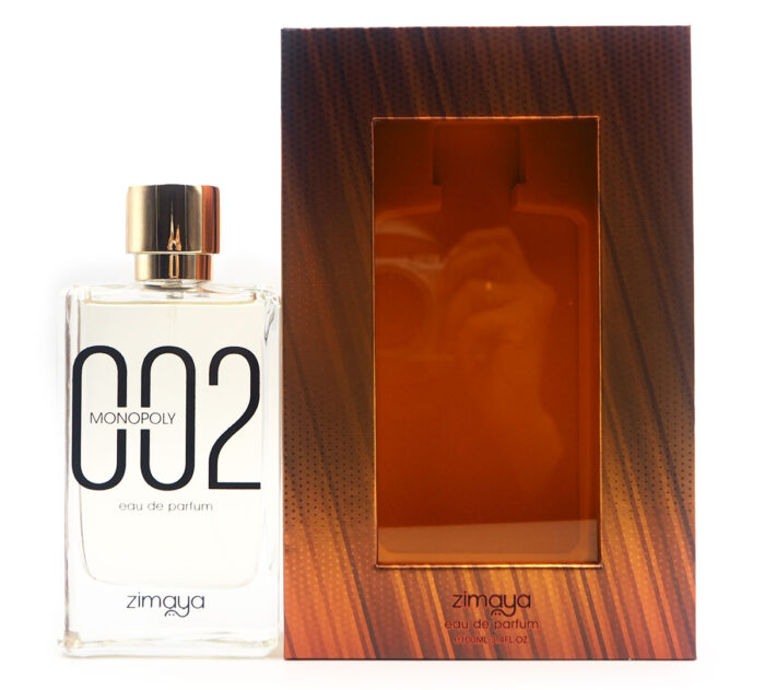 Zimaya Monopoly 002  for Men EDP 100ML By Afnan ,Minyak Wangi Arab - Image 4