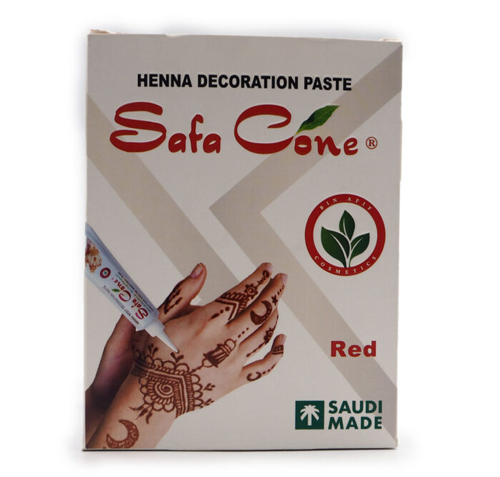 SAFA CONE RED HENNA DECORATION PASTE 30g - Image 2
