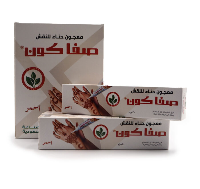 SAFA CONE RED HENNA DECORATION PASTE 30g - Image 5