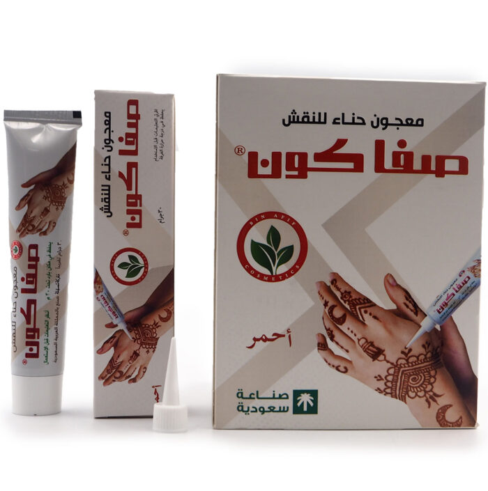 SAFA CONE RED HENNA DECORATION PASTE 30g