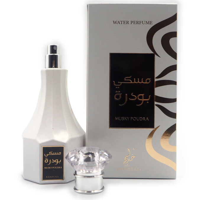 MUSKY POUDRA WATER PERFUME BY KHADLAJ 100ML - Image 6