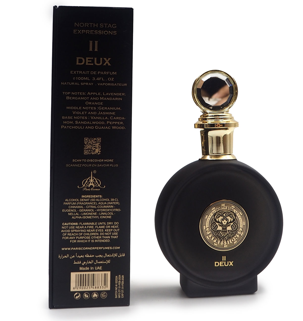 North Stag Expressions II DEUX, Extrait de Parfum 100ml ,BY PARIS CORNER - Image 3