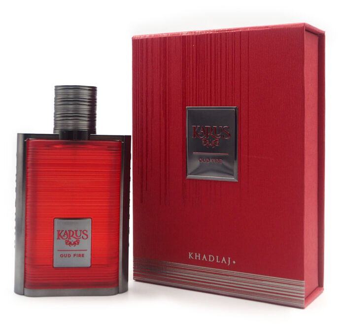 KARUS OUD FIRE 100ML EDP SPRAY , KHADLAJ PERFUMES - Image 4