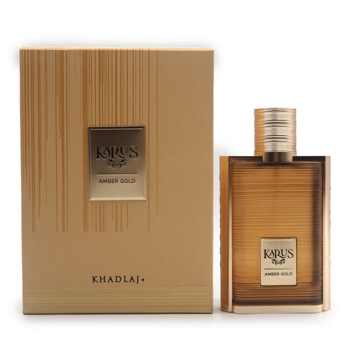 KARUS AMBER GOLD 100ML EDP SPRAY , KHADLAJ PERFUMES - Image 3