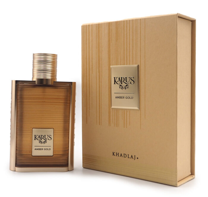 KARUS AMBER GOLD 100ML EDP SPRAY , KHADLAJ PERFUMES - Image 4