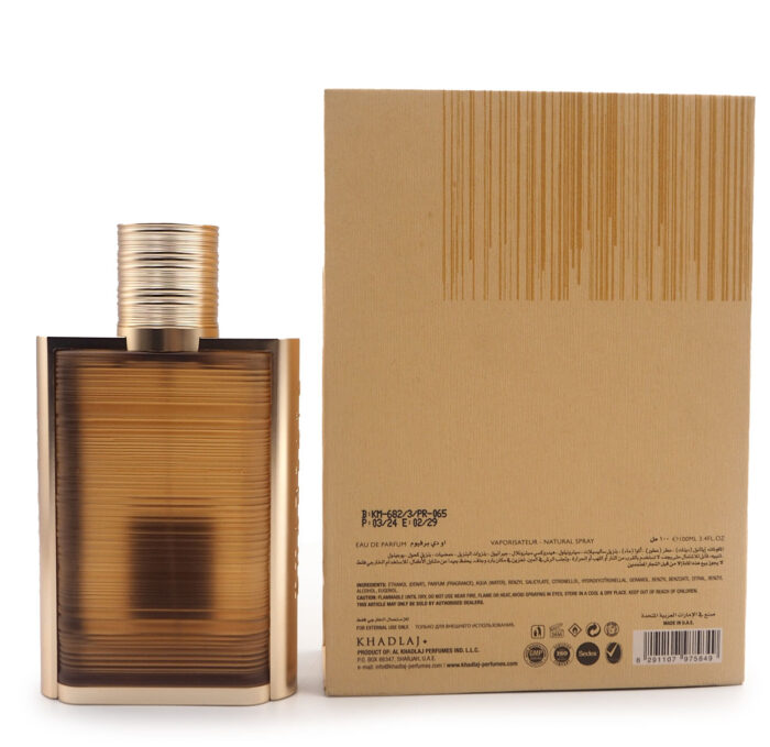 KARUS AMBER GOLD 100ML EDP SPRAY , KHADLAJ PERFUMES - Image 5