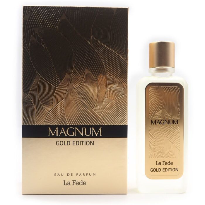 La Fede Magnum GOLD EDITION 100ml EDP  Natural Spray By Khadlaj - Image 2