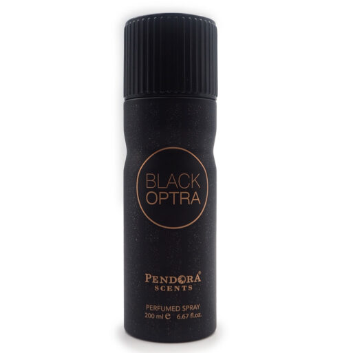 BLACK OPTRA PERFUME SPRAY BY PENDORA SCENTS 200ML