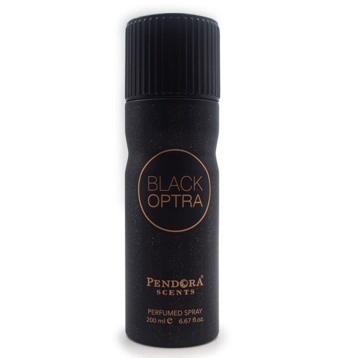 BLACK OPTRA PERFUME SPRAY BY PENDORA SCENTS 200ML