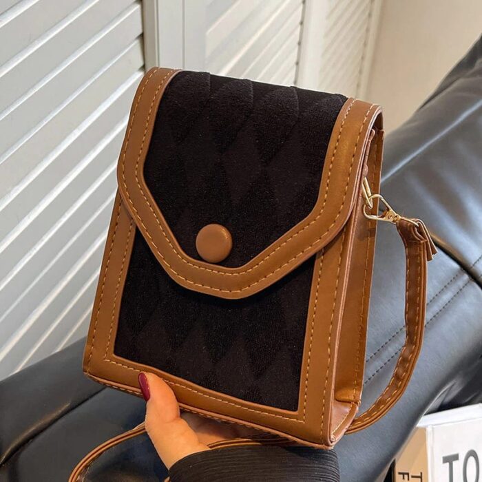 Crossbody Mobile Phone Bag, Fashion Leather Small Messenger shoulder Bag For Girls And Women ( 9# ) - Image 2